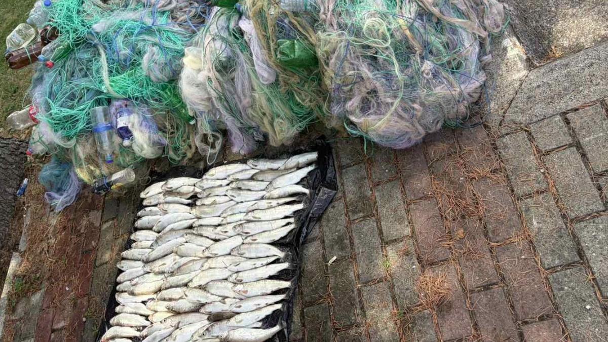 Акциска контрола на Охридското Езеро: Пронајдени 4.000 метри рибарски мрежи и 116 килограми белвица